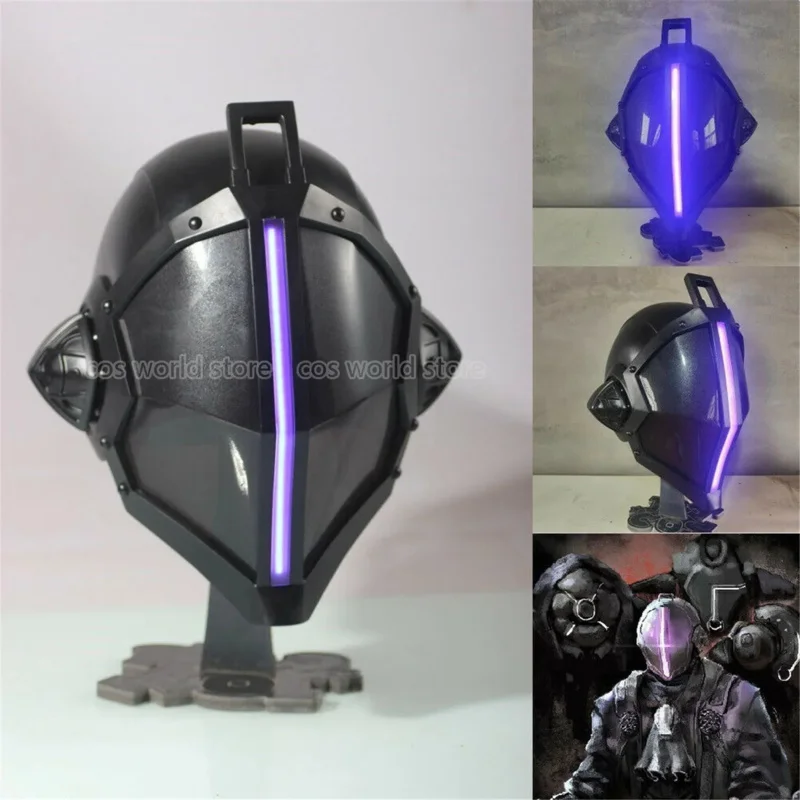 Made in Abyss Bondrewd Cosplay Touch switch LED light Mask Helmet For Adult Men Halloween Acrylic Masks Masquerade Party Masks M