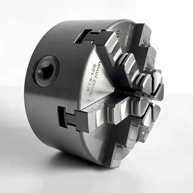 Lathe Chuck 125mm 6 Jaw Chuck Lathe Self-Centering Chuck K13-125 With Hardened Steel For Mini Lathe