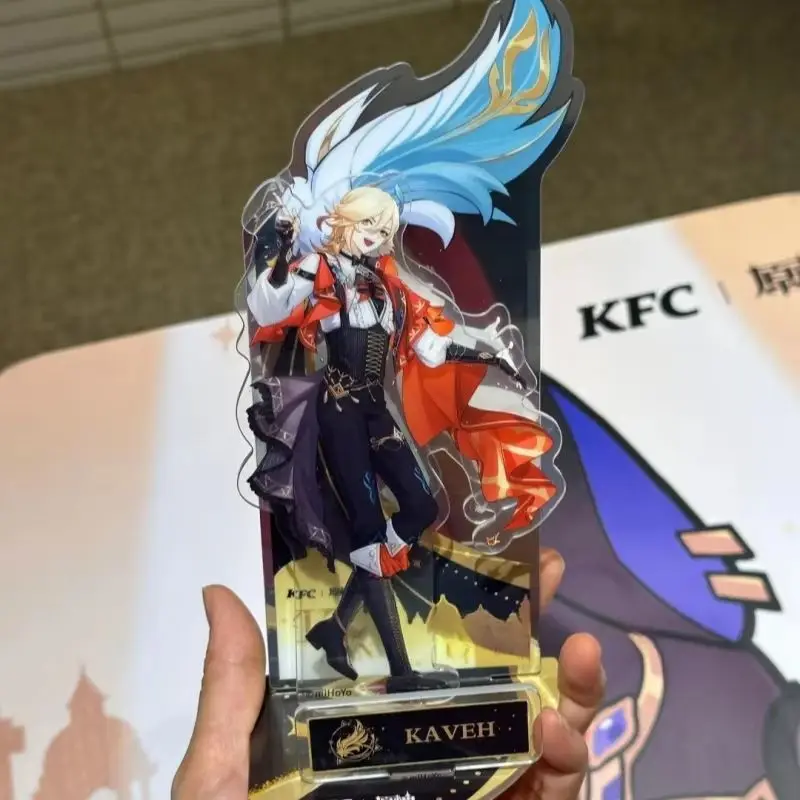 Anime Genshin Impact X Kfc Cosplay Alhaitham Kaveh Acrylic Standing Plates Badges Sent On June 30th Birthday Graduation Gift Toy