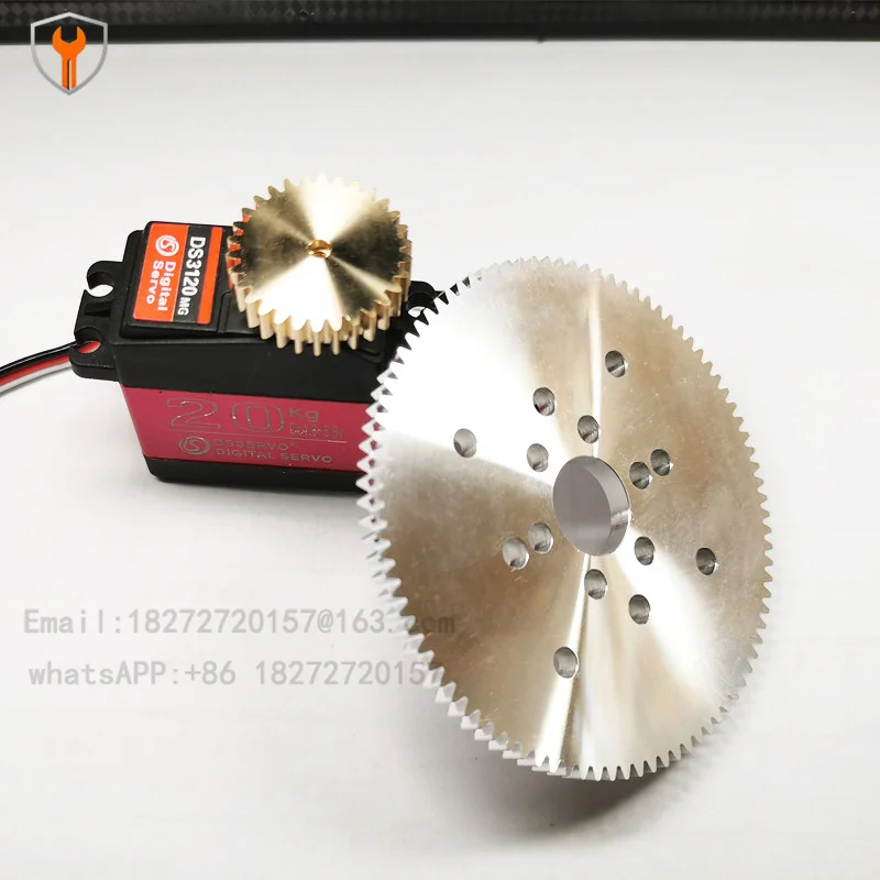 Metal Gear 25T Standard Servo 0.8 Mode Gear Model Aircraft Robot Servo Accessories Small Disc Rudder Disk