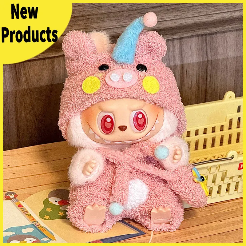 

50% Off For Labubu 17cm Piglet Set Clothes Cute Character Costume Cartoon Clothes Fashion Doll Dress Up Creative Accessories