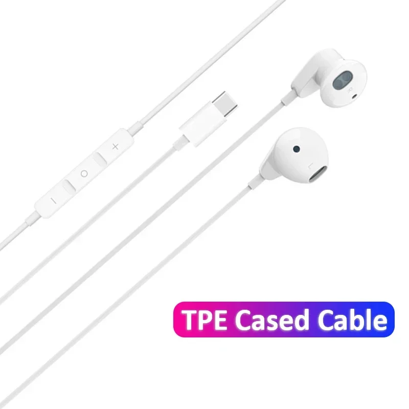 سماعات USB من النوع C DAC محول صوت سماعات أذن سلكية رقمية 32 بت 384 كيلو هرتز مع ميكروفون لهاتف Xiaomi Redmi Huawei Pixel Samsung Sony