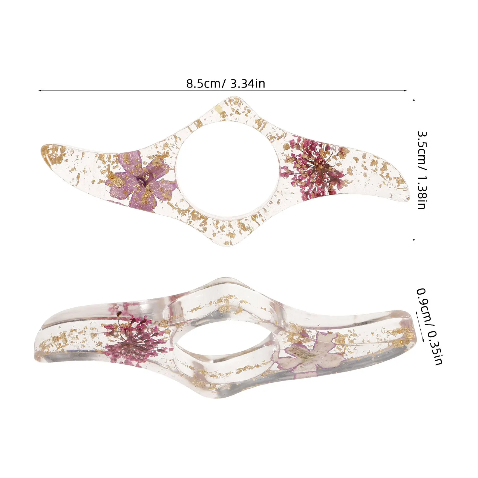 Charming Flower Bookmarks Ideal Gift Book Lovers Practical Design Secure Finger Hold Reading Experience Enhancer