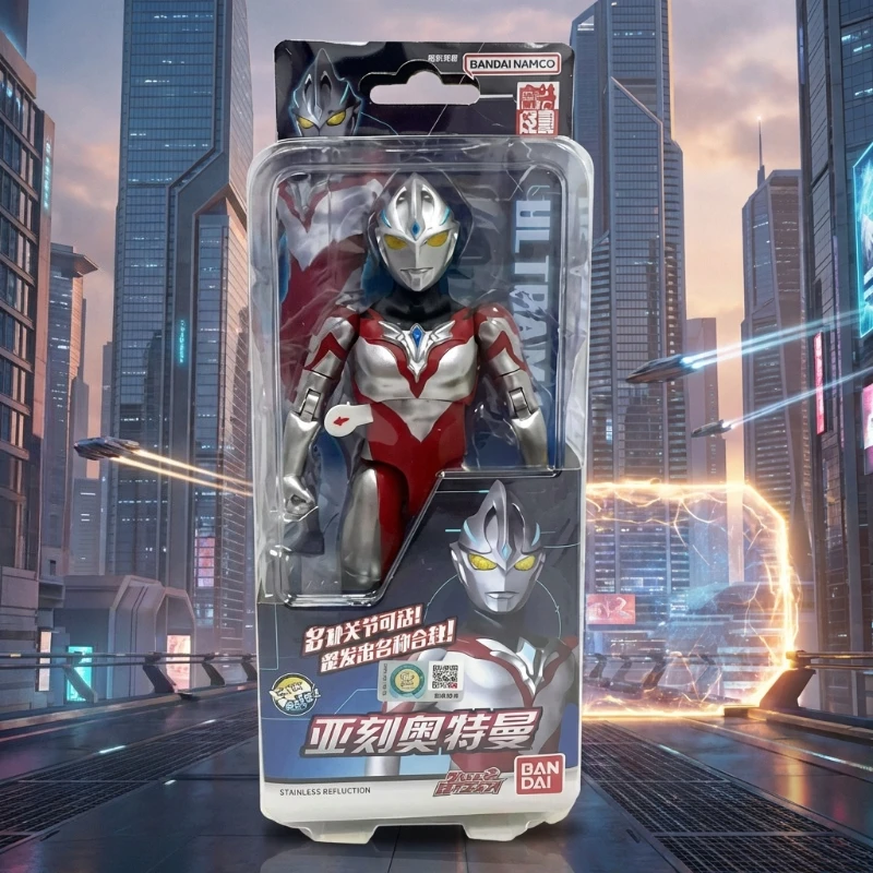 

Фигурка Bandai Ultraman Ake в нормальной форме со звуковыми эффектами, суперподвижная, для коллекции, премиум-подарок для детей