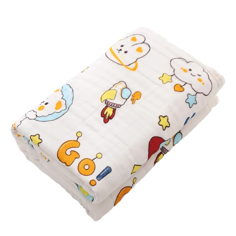 Baby Musselin Handtuch Baumwolle Wrap Decke Windeln Decke Kleinkinder Quilt Hohe Absorbierende Bad Handtuch Kinderwagen Top