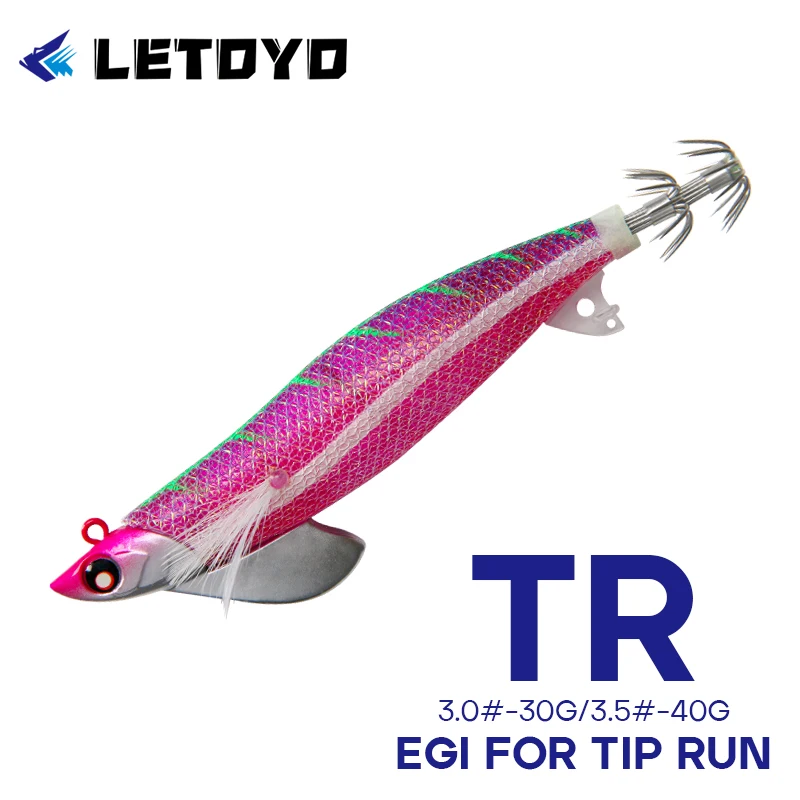 LETOYO 30g 40g Egi leurre coulant calmar gabarit lumineux calmar leurre appât artificiel Webfoot poulpe pêche seiche leurre de pêche