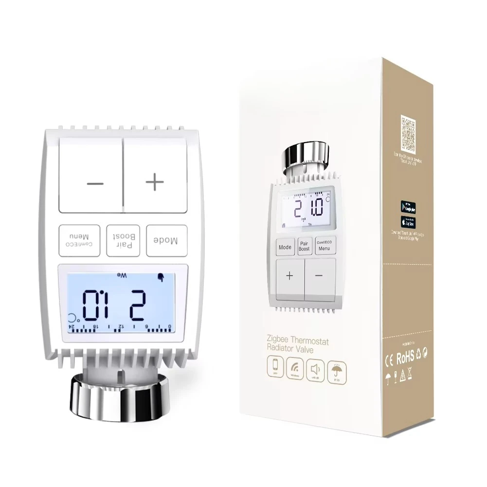 Bee Mini Radiator Actuator Valve Intelligent Programmable Thermostat Temperature Controller External Sensor Precision Heater