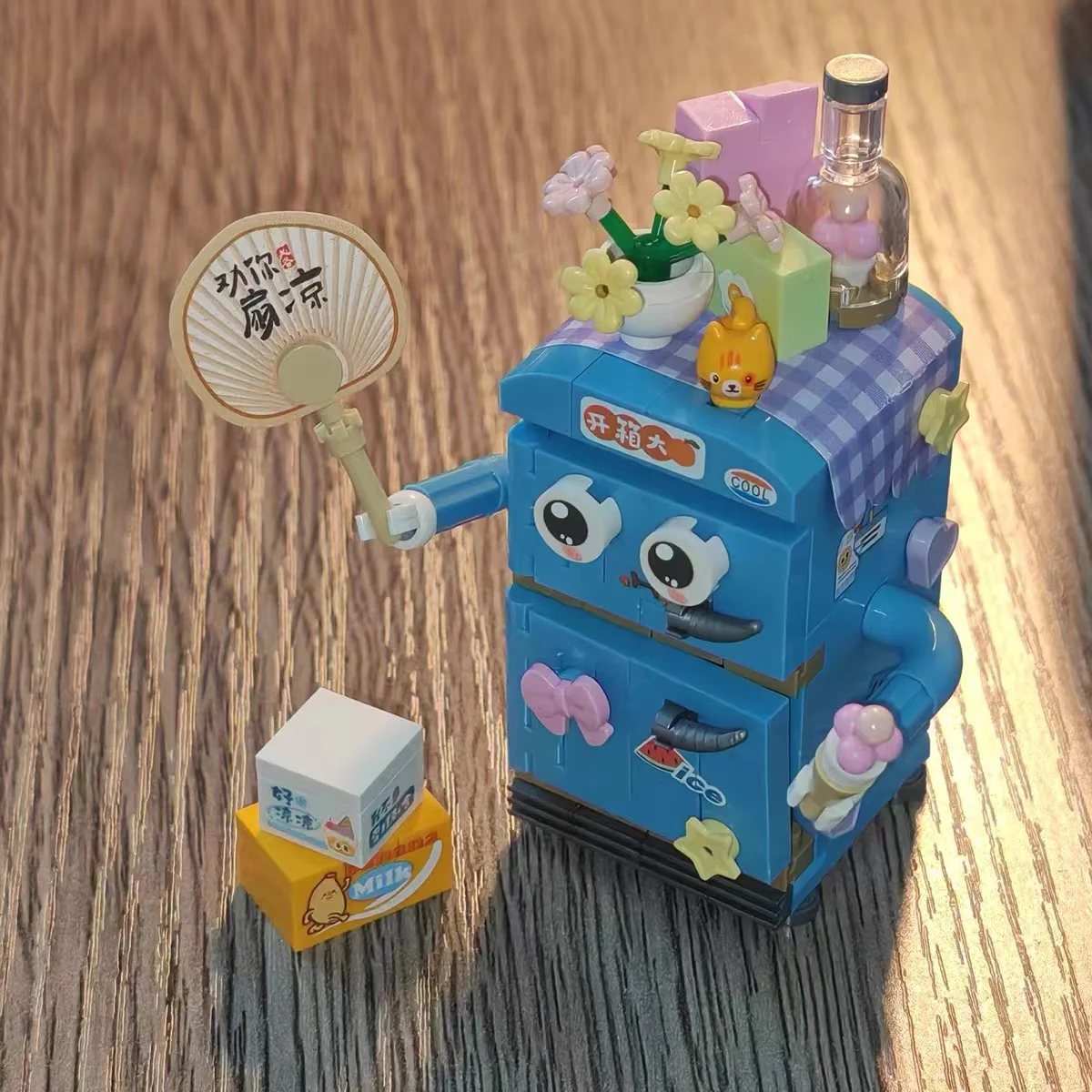 LOZ جديد اللبنات مشهد المدينة عرض مقهى متجر بيع بالتجزئة أبنية نموذج التجمع لعبة هدية عيد الميلاد للأطفال #3