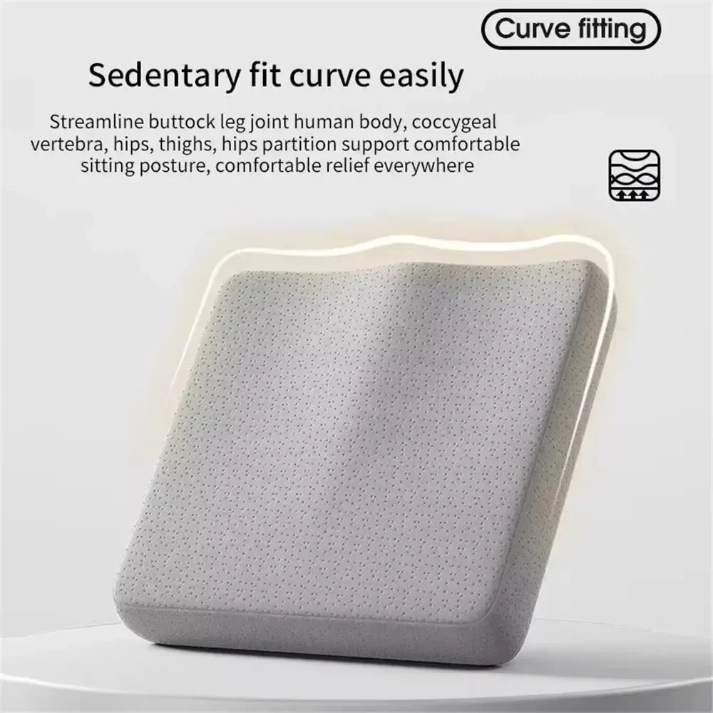 Ergonomic Memory Foam Office Cushion Anti Hemorrhoid Cushion Chair Tailbone Pillow Car Office Seat