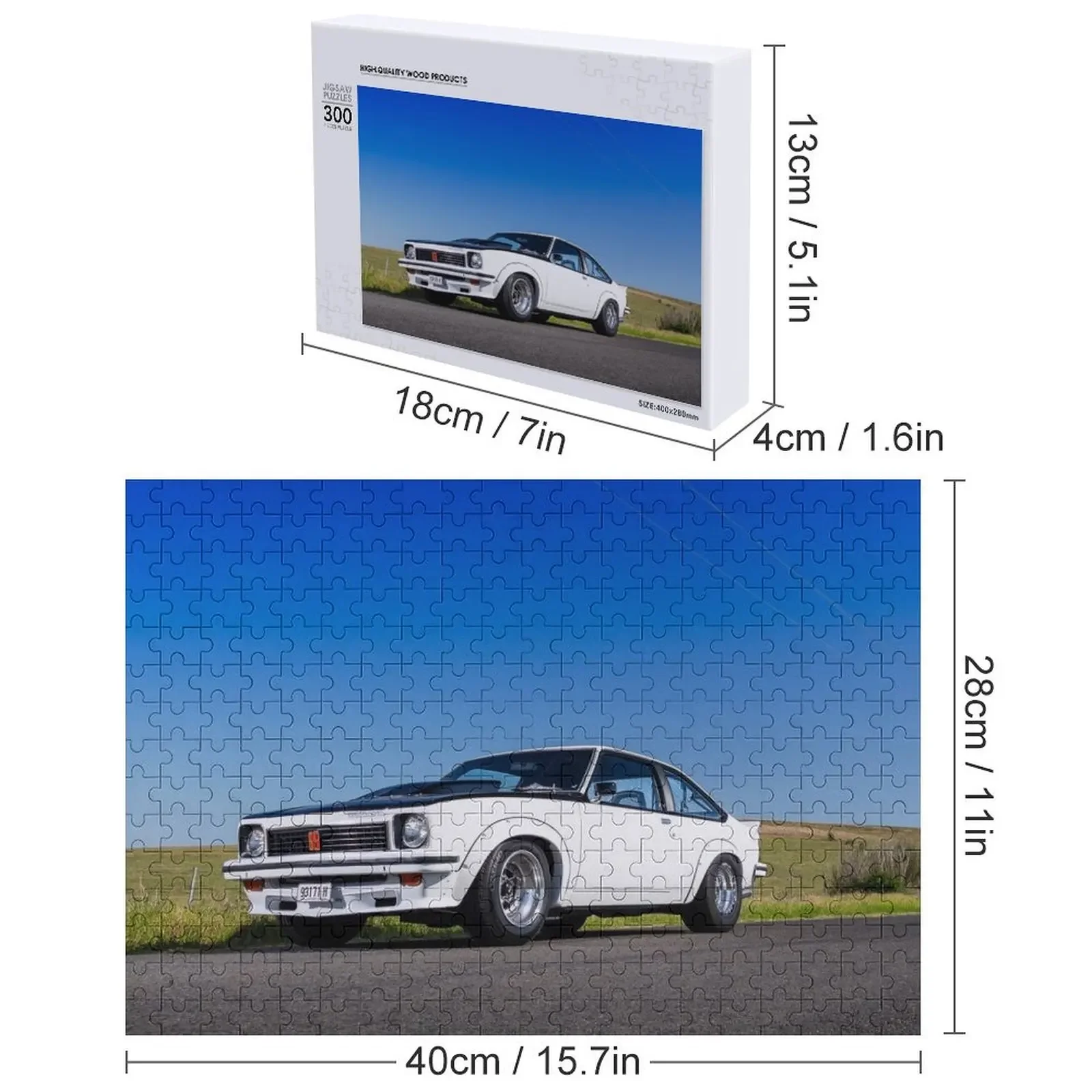 Muss' 1977 هولدن LX SS Torana بازل قطع اسم مخصص لعبة أطفال صور مخصصة عيد الميلاد اللعب مخصصة خشبية هدية لغز