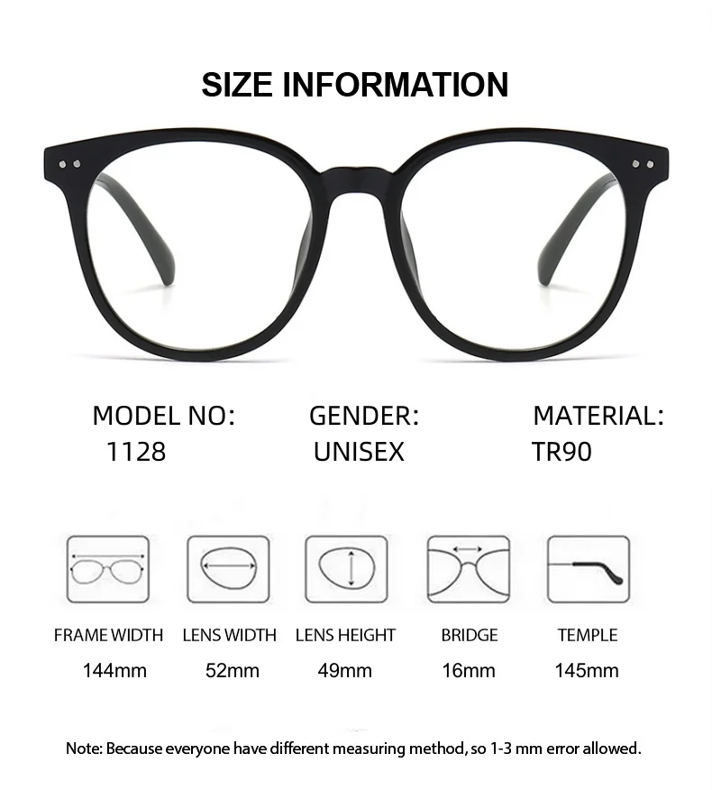 ELECCION Prescription Lenses  Glasses Super Quality Optical Eyewear Men Women  Glasses Frame Myopia Minus Lens Photochromic