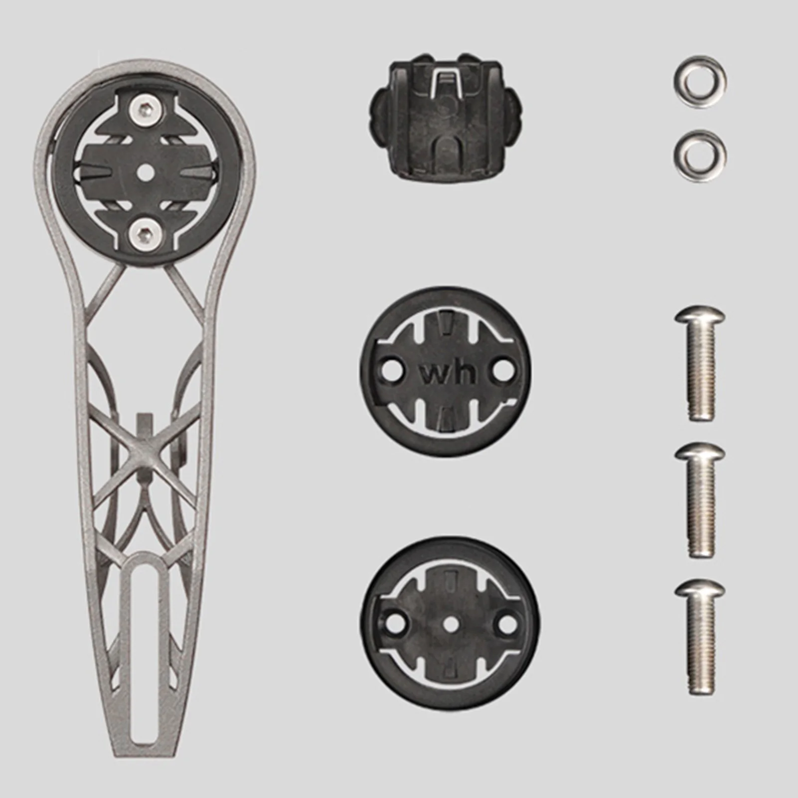 

Bike Computer Mount 3D Printed Metal Integrated Fit for Action Camera and Bike Light Computer Mount for Bikes
