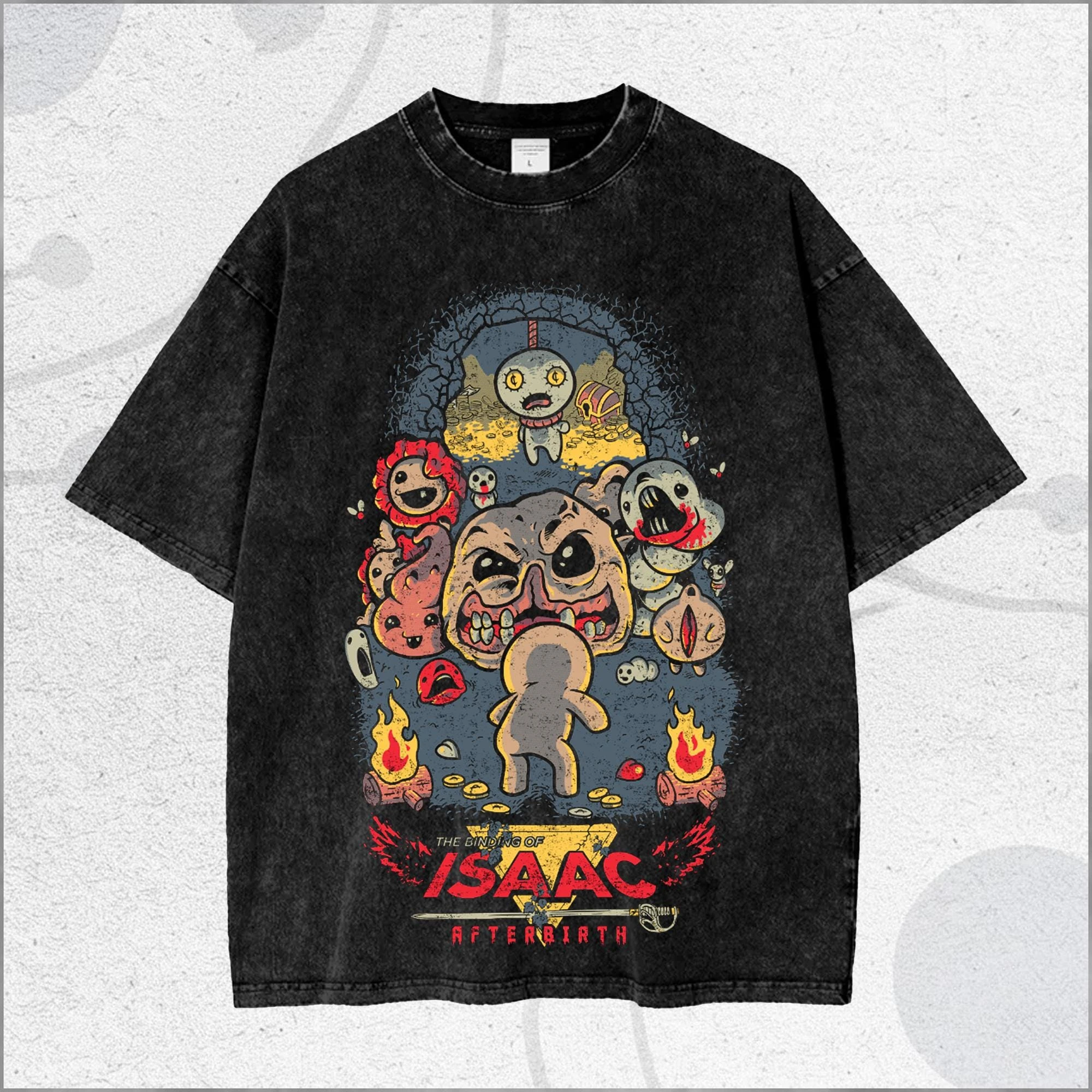 T-shirt vintage The Binding of - Retro Gaming T Shirts avis et prix