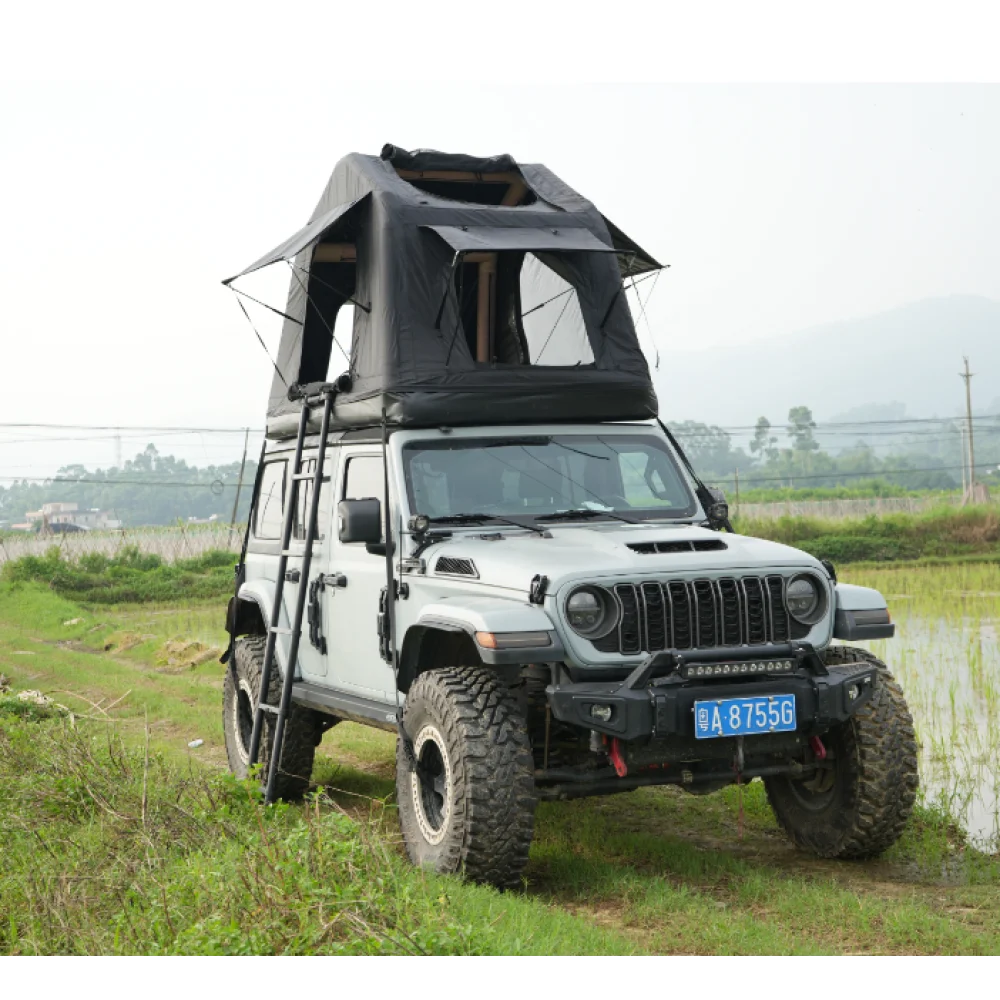 خيمة على السطح ورف السقف يستخدم المحمولة للطي الألومنيوم سلم متداخل الأجزاء عدم الانزلاق تمديد سلم تصغير مع السنانير