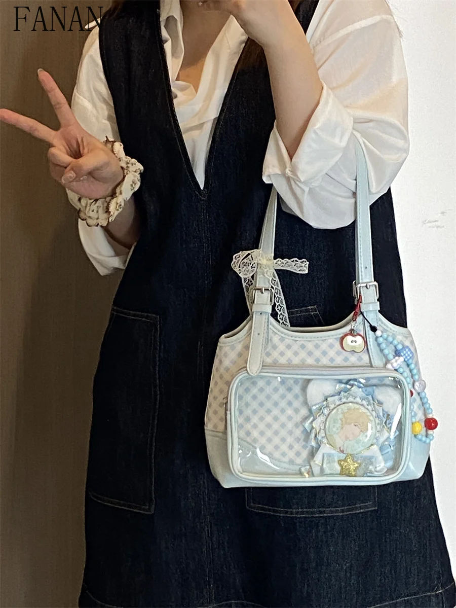 

One Shoulder Bags for Women Sweet and Cute Capacity Daily Commuting Ladies Handbags 2025 New Top-Handle Bags Femme
