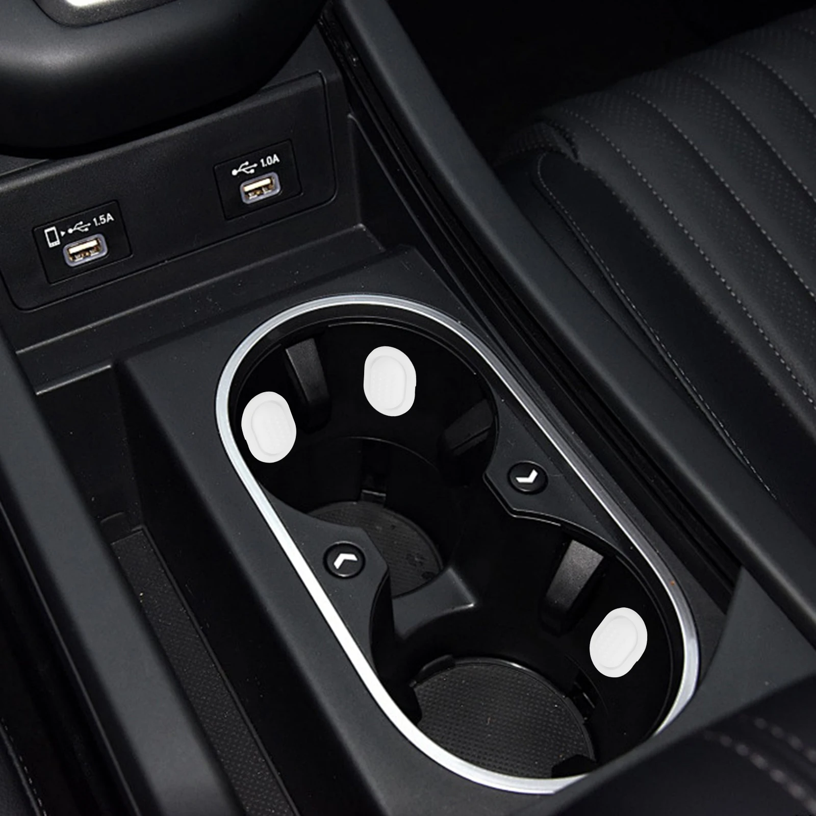 

3pcs Silicone Holder Insert For Car Water Cup Holder Limiter Shockproof Cup Stabilizer Universal Fit Car Accessories Interior
