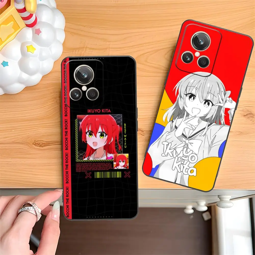 

Bocchi Rock Ikuyo Kita Phone Case for Realme 15 14 13 12 11 10 9 Pro Plus T i Lite 5G Soft TPU Shockproof Cover
