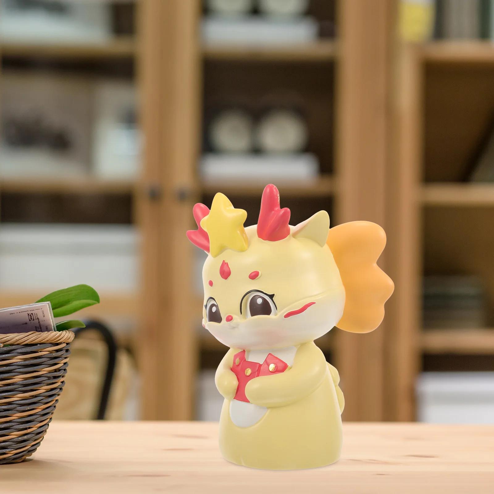 

Cute Dragon Piggy Bank Reusable Plastic Money Jar for Children Adults Large Coin Storage Desktop Ornament New Year Gift