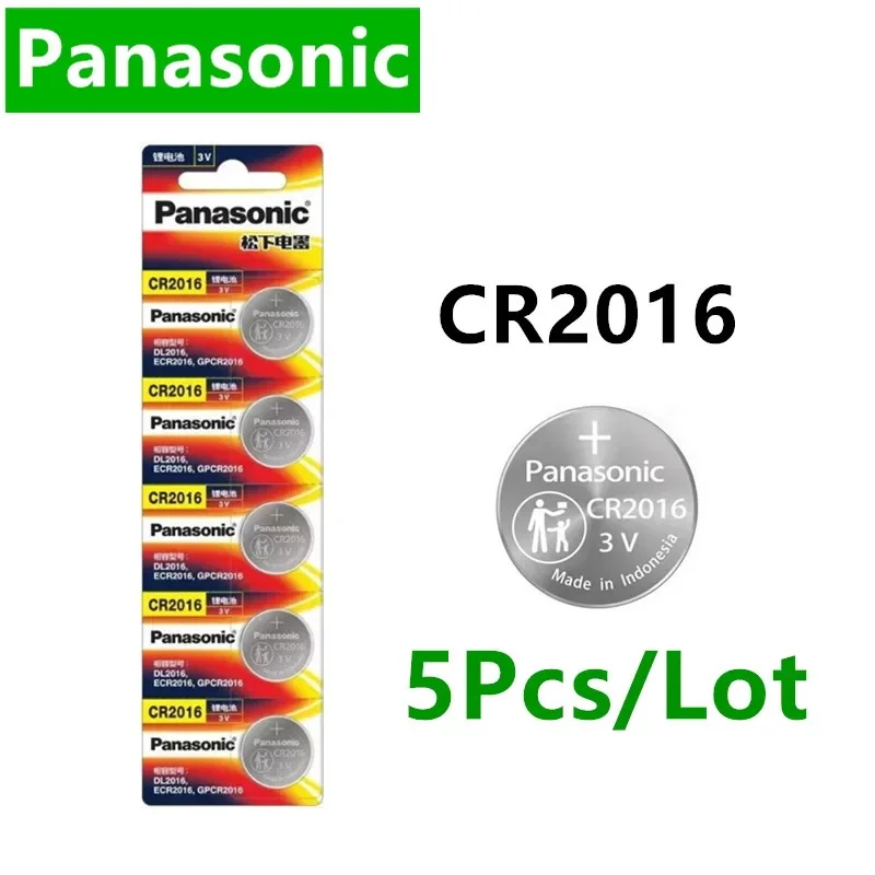 5-10 Uds Original Panasonic CR2032 batería CR2025 CR2016 batería CR1632 CR1220 CR1616 CR1620 CR2450 CR2430 LR41 LR1130 LR43 LR44