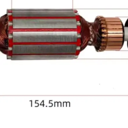 Carbon Brush Set Angle Grinder Rotor For Maintenance High-speed Use Enhanced Conductivity Extended for service Life