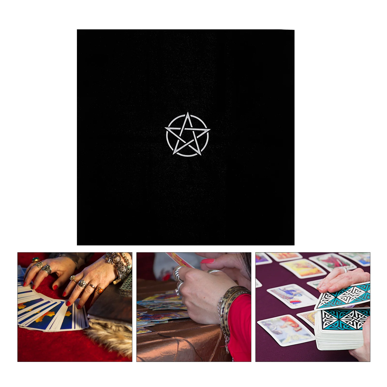 Deck Cloth Tarot Tablecloth Card Pentacle Decoration Divination Cover