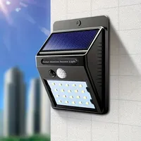 4PCS/Lot Solar Motion Sensor Wall Lights IP68 Waterproof Outdoor Sconce with Nickel Battery, Touch Control, Flush Mount