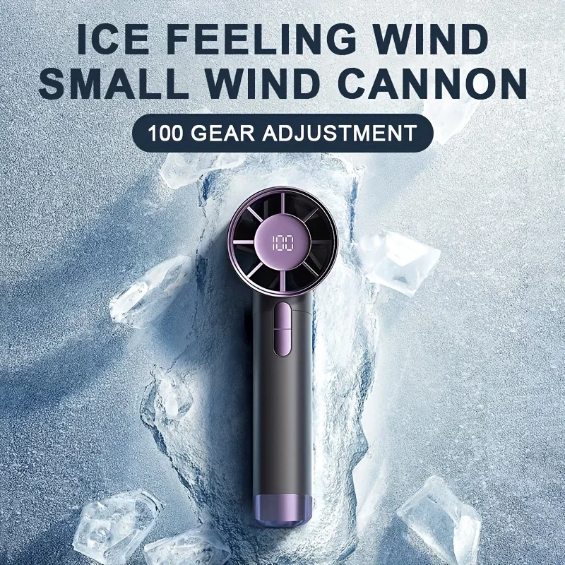 Portable Mini USB Rechargeable Handheld Fan with Rapid Cooling Technology for Outdoor Camping, Office, Travel, Quick Cooling Fan