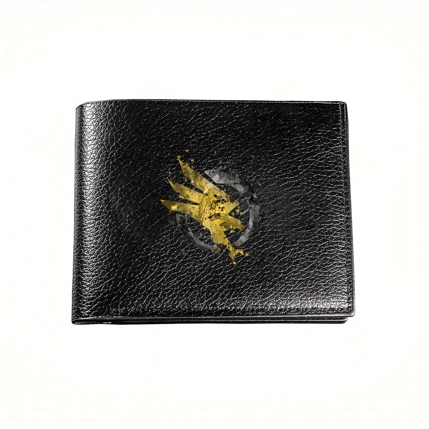 Abstract Winged Emblem Design Stylish Mens Wallet Practical Business Casual Gift Premium Quality Luxury nice Wallet for Dad Husb