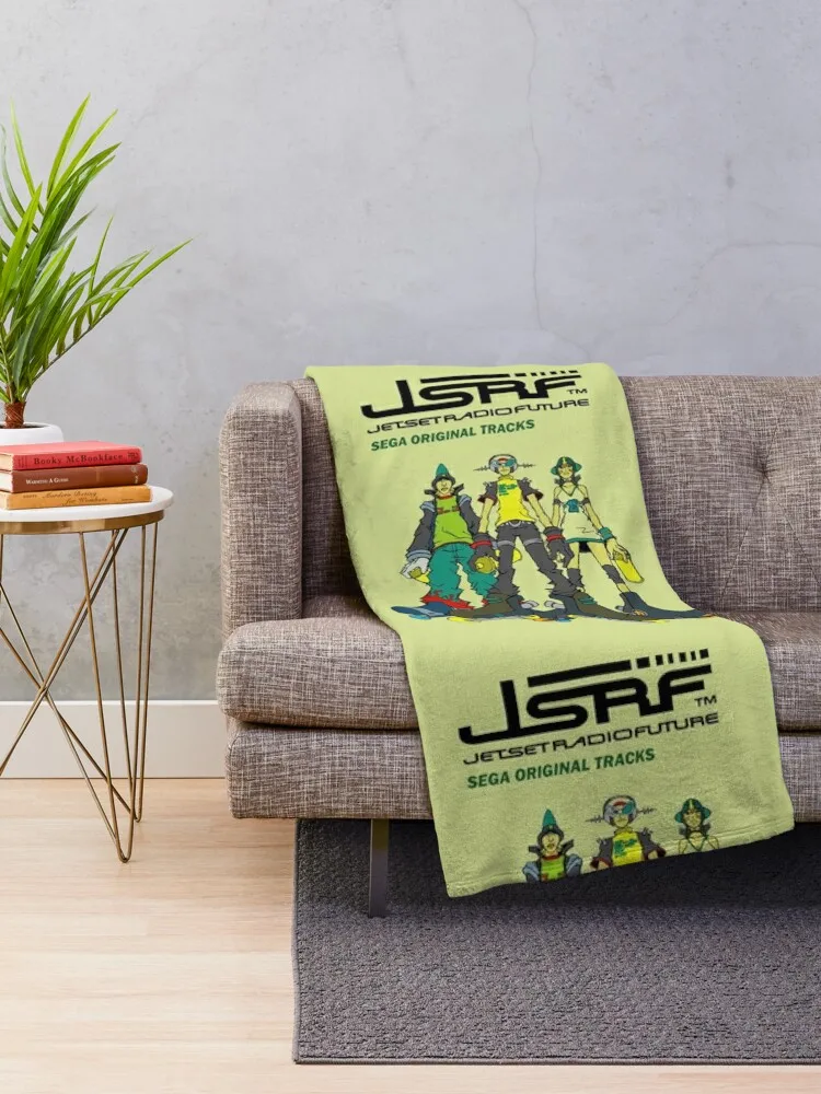 Jet Set Radio Future Soundtrack Cover Throw Blanket Flannel for sofa Blankets