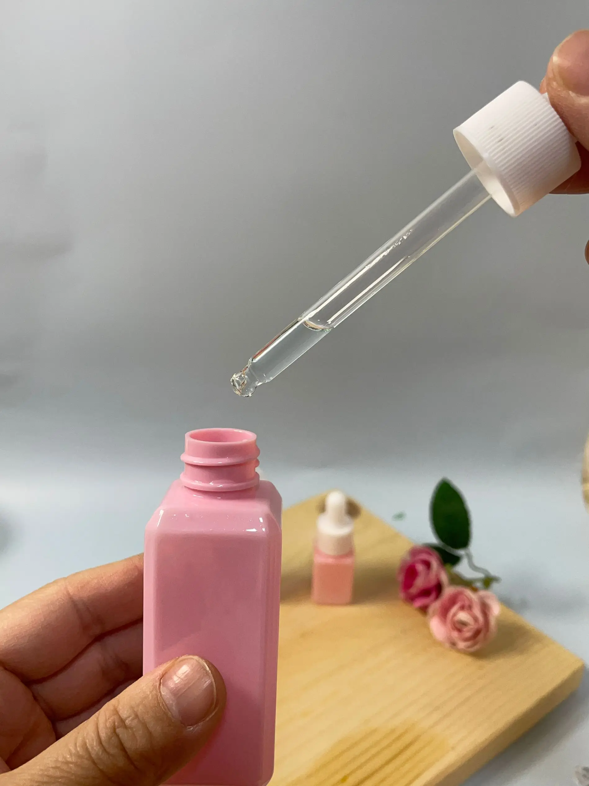 Essential oil dropper bottle 30ML 50ML pipette 1PCS cosmetics sample perfume cosmetics liquid container,with dropper