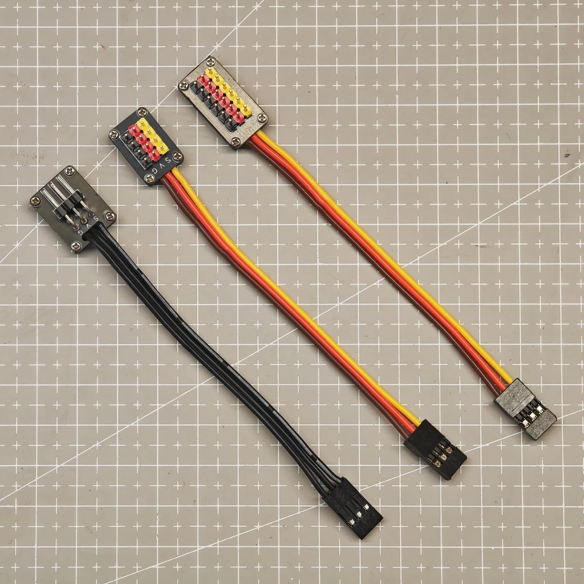 Model airplane ESC servo hub Y-line signal parallel line, one to four, one to six 10cm extension Wire For RC UAV Drone