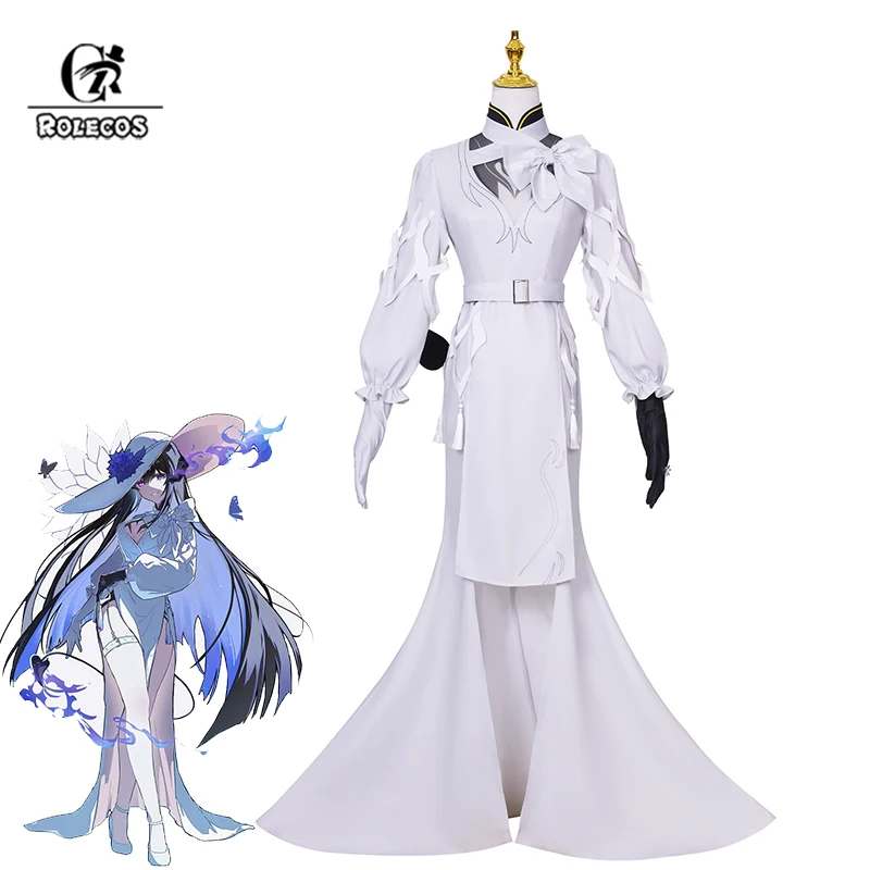 

ROLECOS Honkai Star Rail Constance Cosplay Costume The Dahlia Constance The Ever-Flame Mansion Member Halloween Party Dress