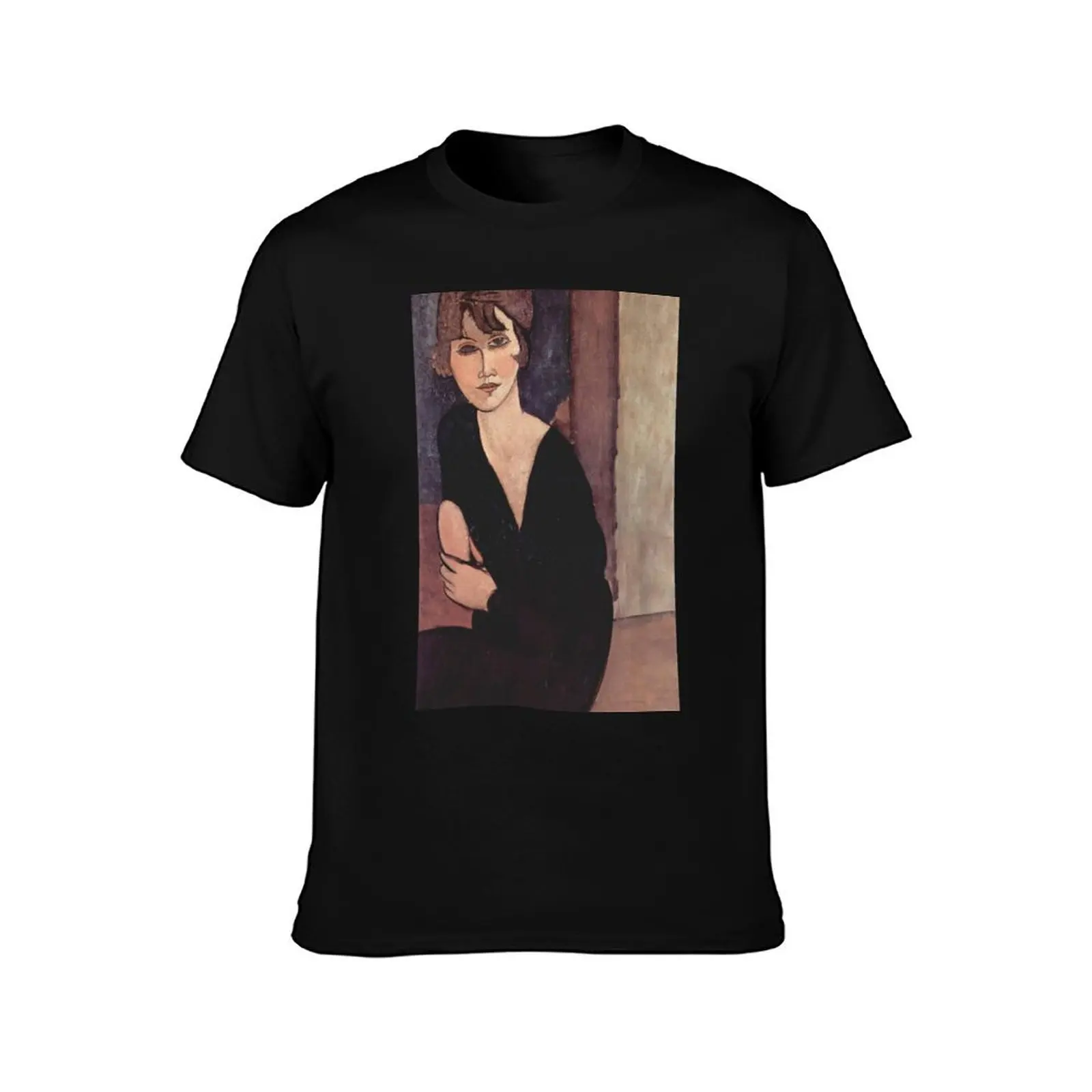 Vintage Portrait painting by Amedeo Modigliani (Italian, Livorno 1884–1920 Paris) T-Shirt