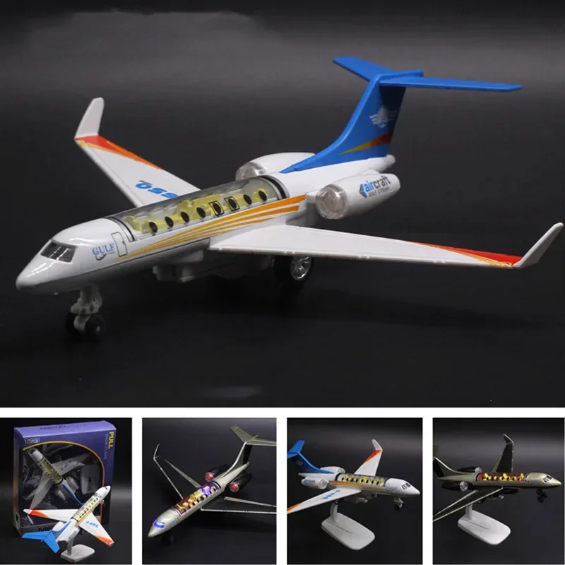 25.5CM G650 ARJ21 Plane Model Toy Airlines With sound light Base Alloy Aircraft Plane Collection Toy Gift for kids Display