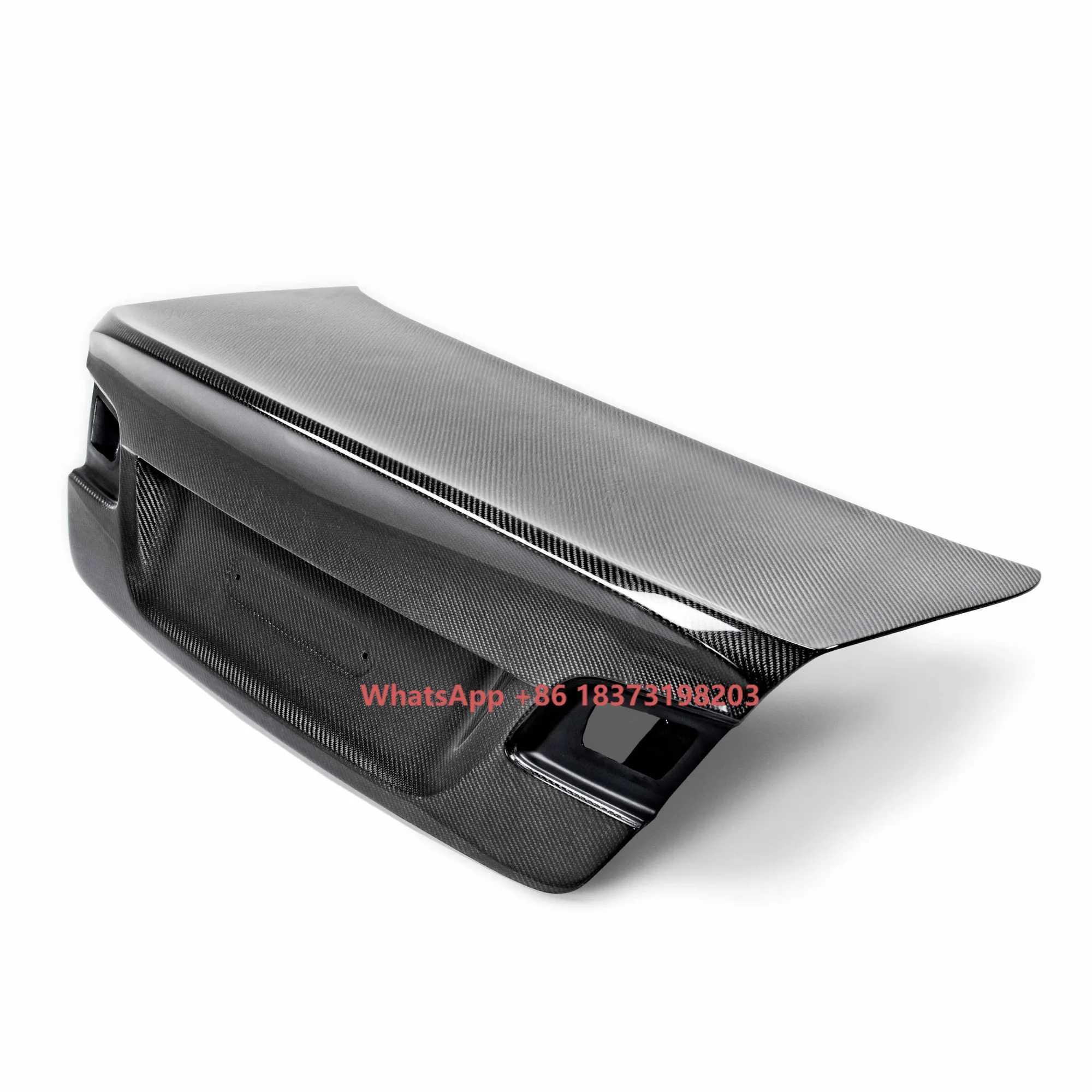 

Real Carbon Fiber Rear Trunk Boot Lid Cover for 3 Series F30 F35 2013-2019 Upgrade Car Accessories Exclusive Light Name