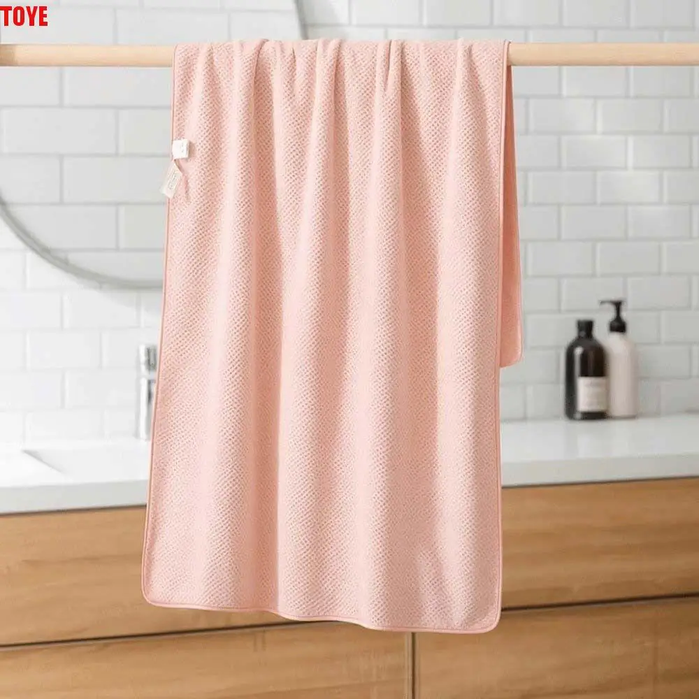 

Breathable Baby Towel Quick Water Absorption Facecloth Solid Color Washrag Fluffy Polyester Fiber Soft Washcloth Travel