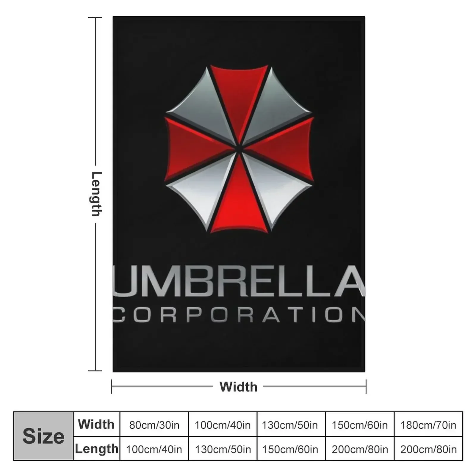 Umbrella Corp. Executive Grade Throw Blanket Softest Heavy Luxury Throw Cute Plaid Thermal Soft Big Blankets