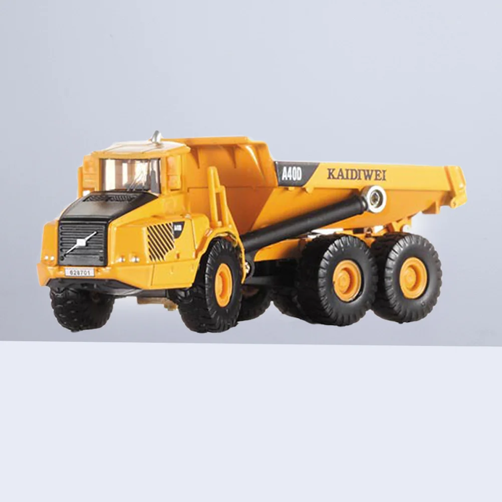 1:87 Construction Vehicles Model Engineering Car Dump Truck Toy Gift for Kids Children