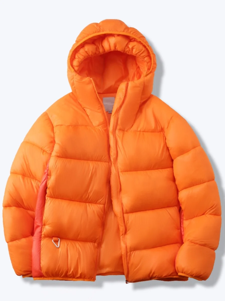 الثقيلة الوزن Thiened عالية البفن الدافئة القطن Jaet في الهواء الطلق الشباب Faion الوقوف صالح معطف مقنع الشتاء ملابس غير رسمية