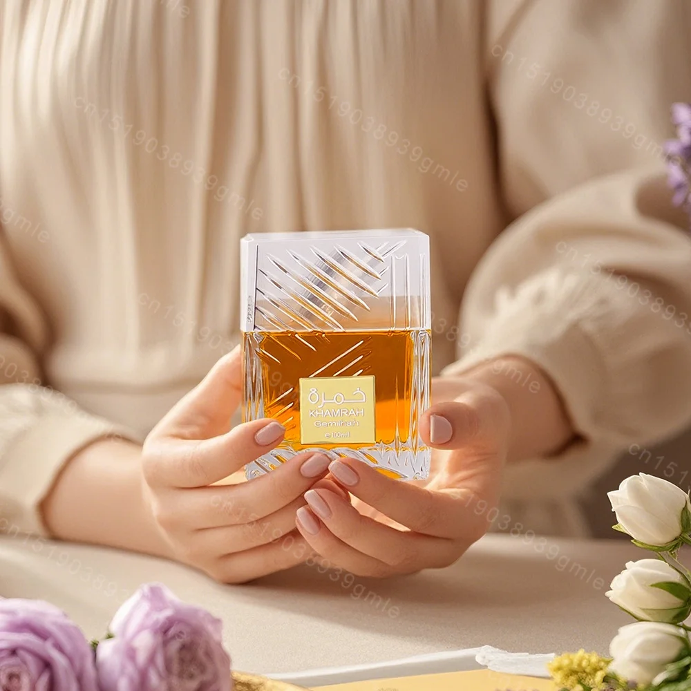 عطر عود عربي فاخر للجنسين - رائحة العود والعنبر للرجال/النساء، زيت عطري طويل الأمد في الشرق الأوسط