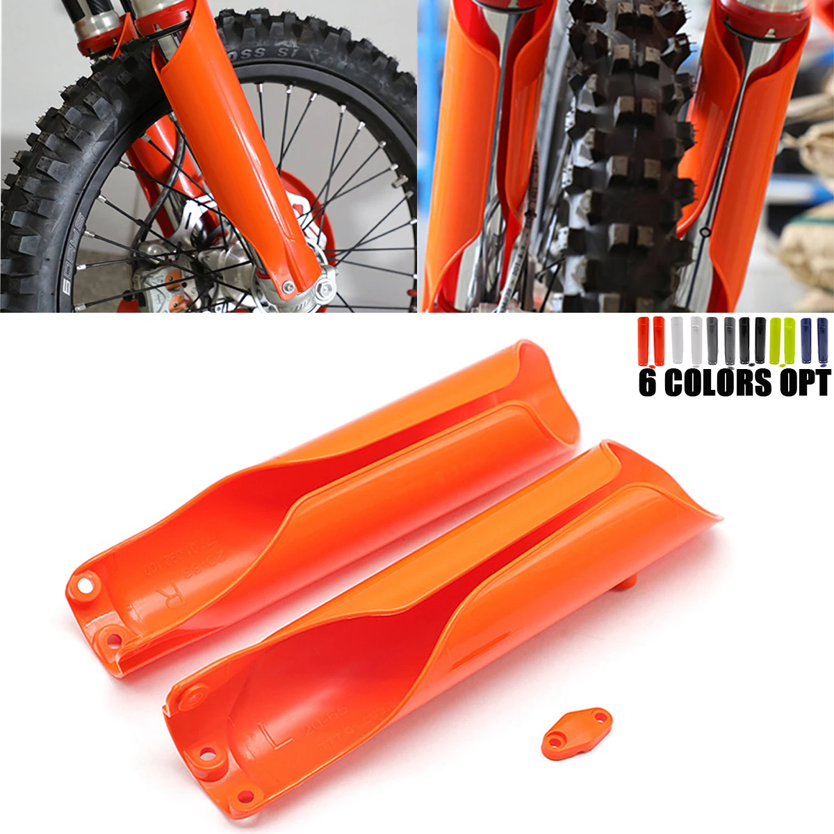 

2024 Motorcycle Fork Protector Guard Shock Absorber Cover For KTM SX SXF XC XCF XCW EXC EXCF 125 150 200 250 300 350 400 450 500