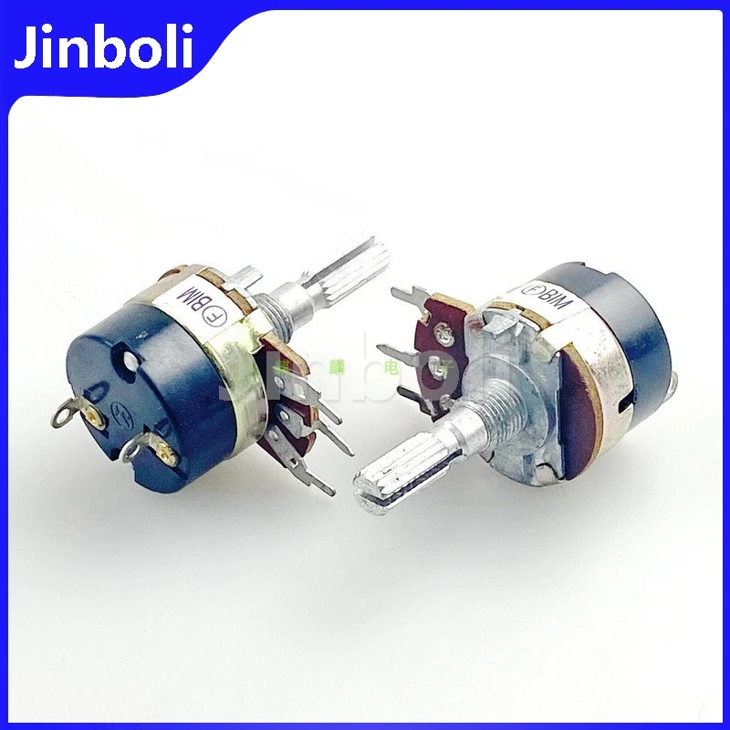 1PCS Type 138 Dimming Rotary Potentiometer B1M Fan Adjustment Switch Handle Length 25MM Speed Control Switch