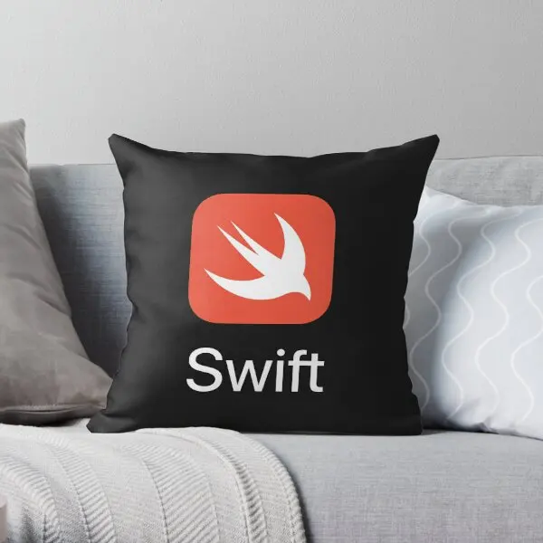 Swift Programming Language  Printing Throw Pillow Cover Hotel Cushion Soft Case Anime Sofa Fashion Pillows not include One Side