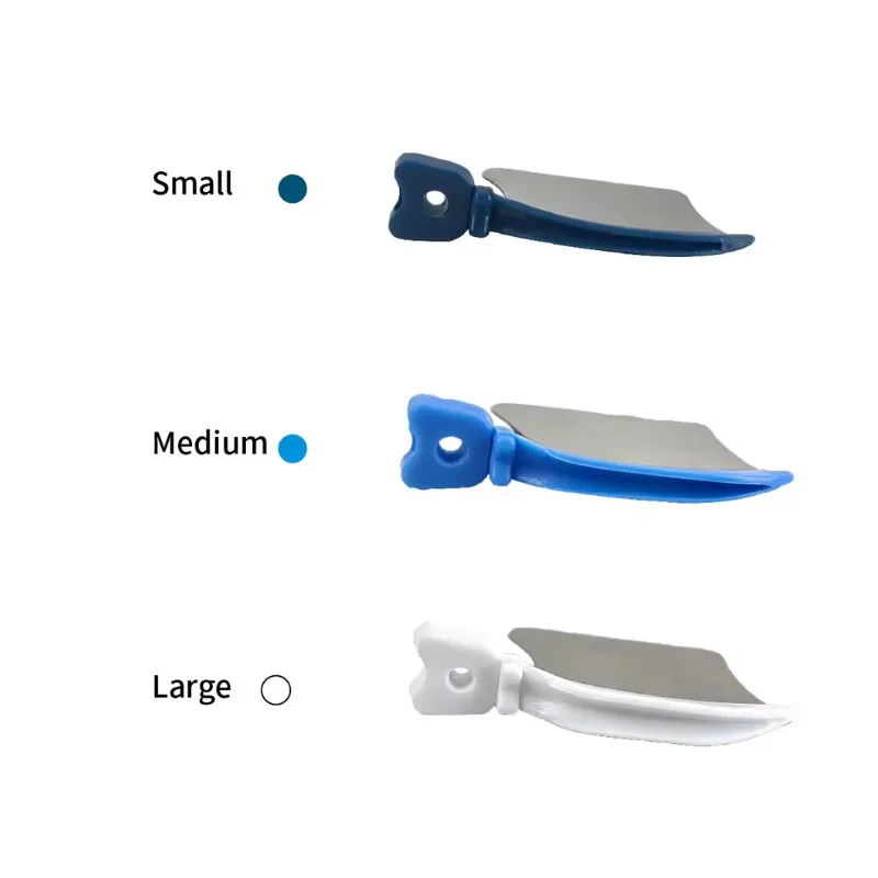 50/72Pc Dental Wedge Prime Teeth Interproximal Wedge Guard Metal Plastic Wedge Knife With Gingiva Protection Dental Steel Matrix