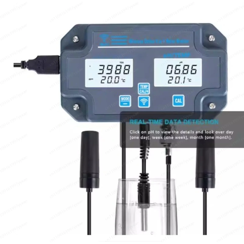 6-in-1 Water Quality Tester for Fish for Tank Swimming Pool Water Analyz