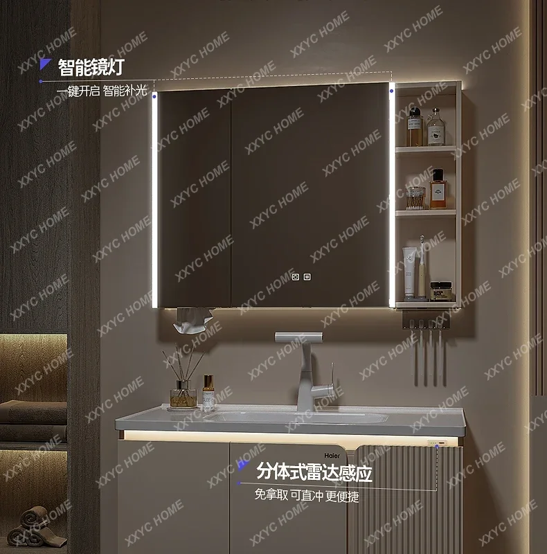 Organizer Display Cupboard Storage Accessories Mirror Wall Toilet Partitions Bathroom Cabinet Paper Gabinete Home Furniture