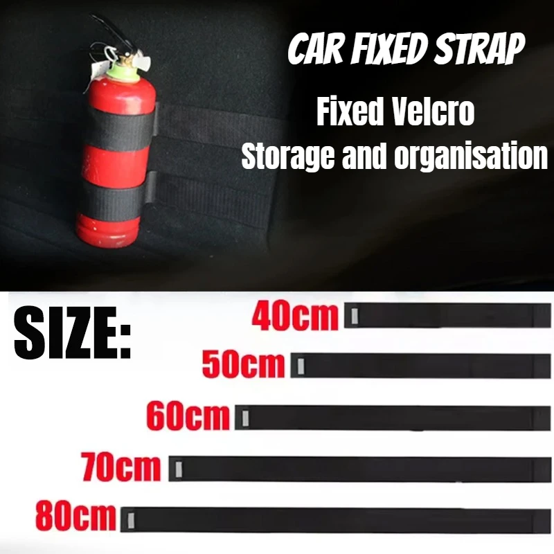 

Boot Organiser Straps With Velcro Fasteners Storage Velcro Strips Universal Boot Compartment Organiser Car Interior Accessories