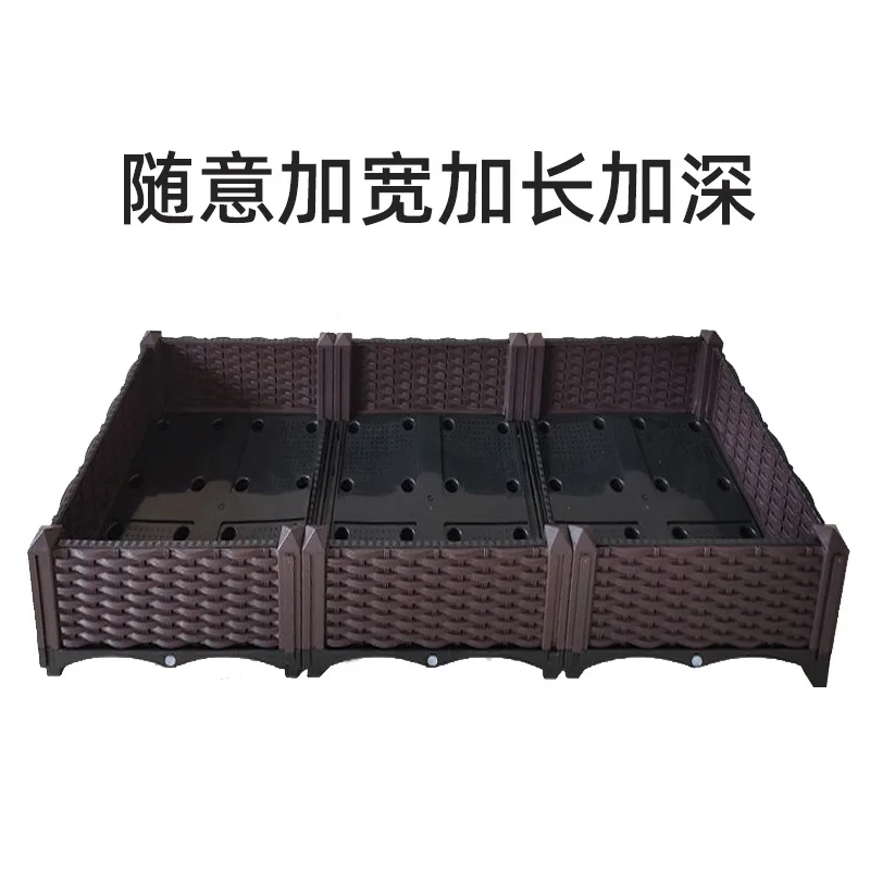 Horticultural vegetable planting box Free combination greenhouse nursery seedling box Balcony vegetable planting box Tree