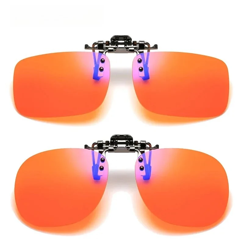 Blue Light Blocking Clip On Glasses High Quality Unisex Anti-Radiation Computer Goggles Glasses Flip-up Lens for  smart glasses