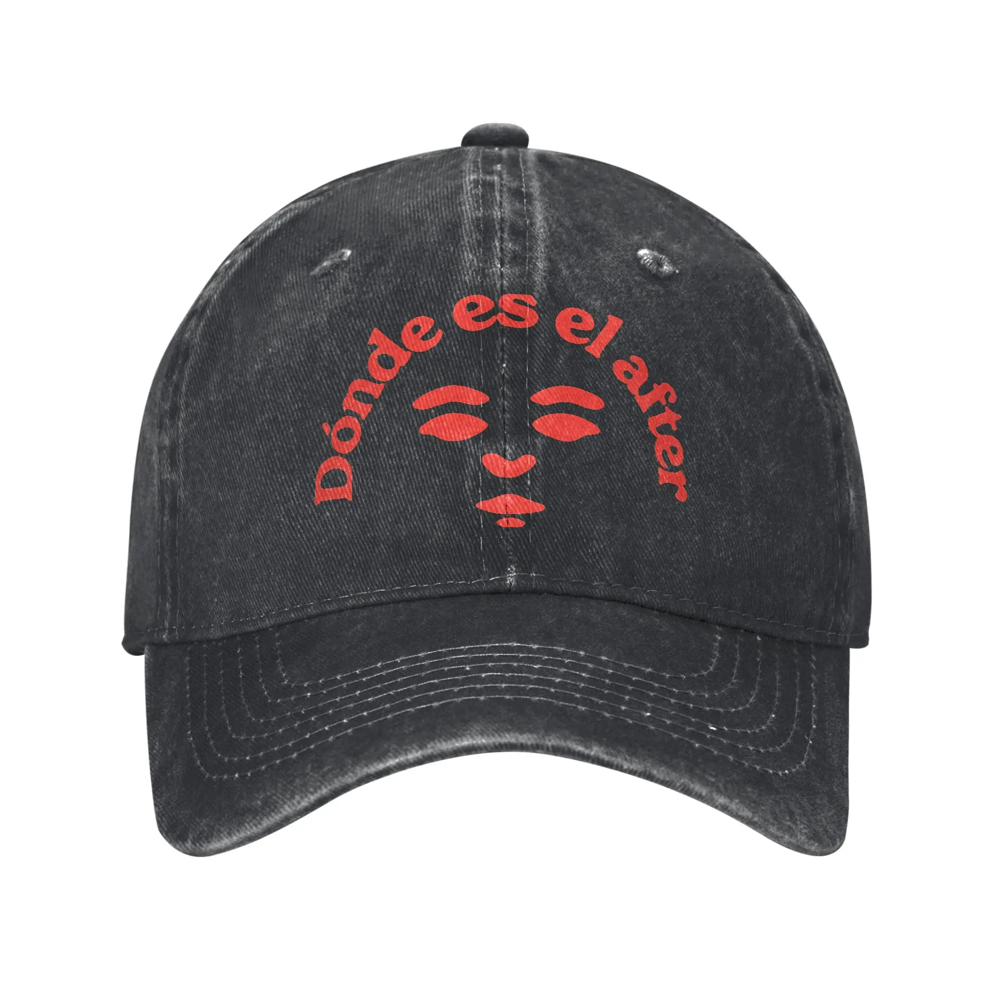 Rawayana Donde Es El After Music Sun Baseball Cap  Streetwear Women Men Washed Trucker Hat Wholesale Fishing Baseball Caps Gift
